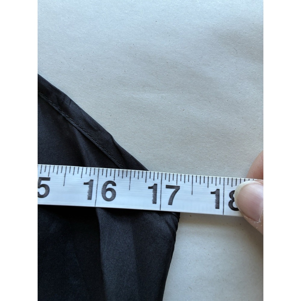 Vintage Rebecca Taylor Mini Slip Dress 100% Silk Black Sz M Y2K Ajustable Straps - Picture 5 of 7